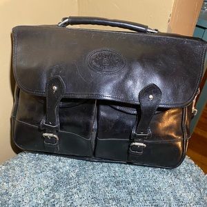 Tusting Leather briefcase/ messenger bag